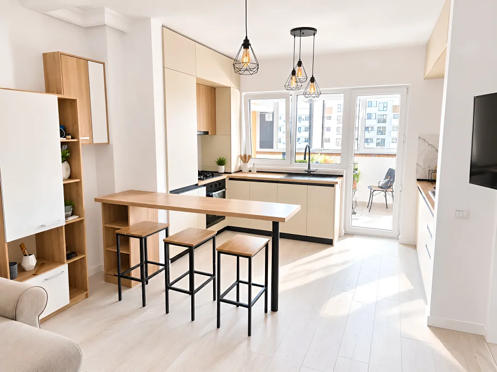 Apartament de închiriat în Popești Leordeni (Ilfov) - 2 Camere, Finisaje Premium - imaginea 2